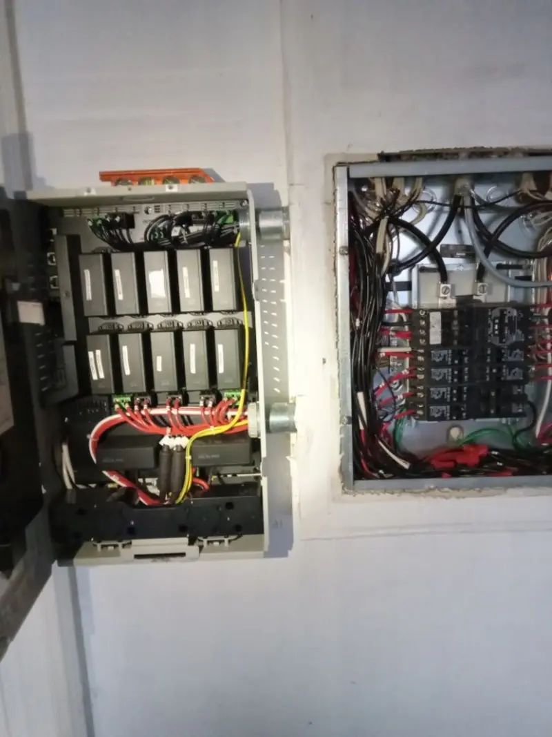 Electrical panel upgrade completed for Indoor Lighting Installation in Pittsburg
